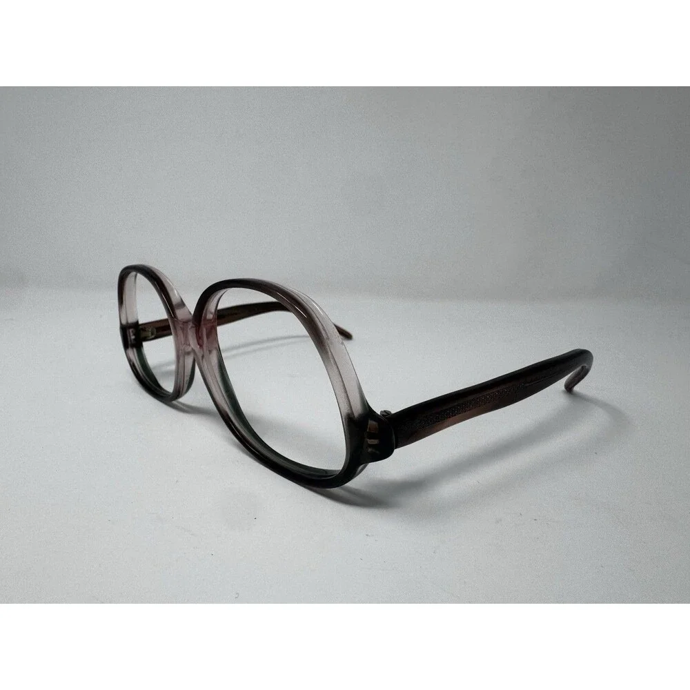 Victory USA Vintage 70s Womens Eyeglass Frames Pink Brown Fade 52-12-135